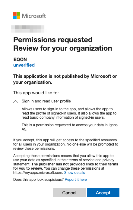 Admin Consent