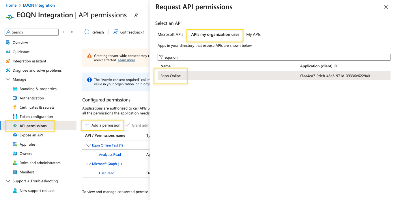 find permissions